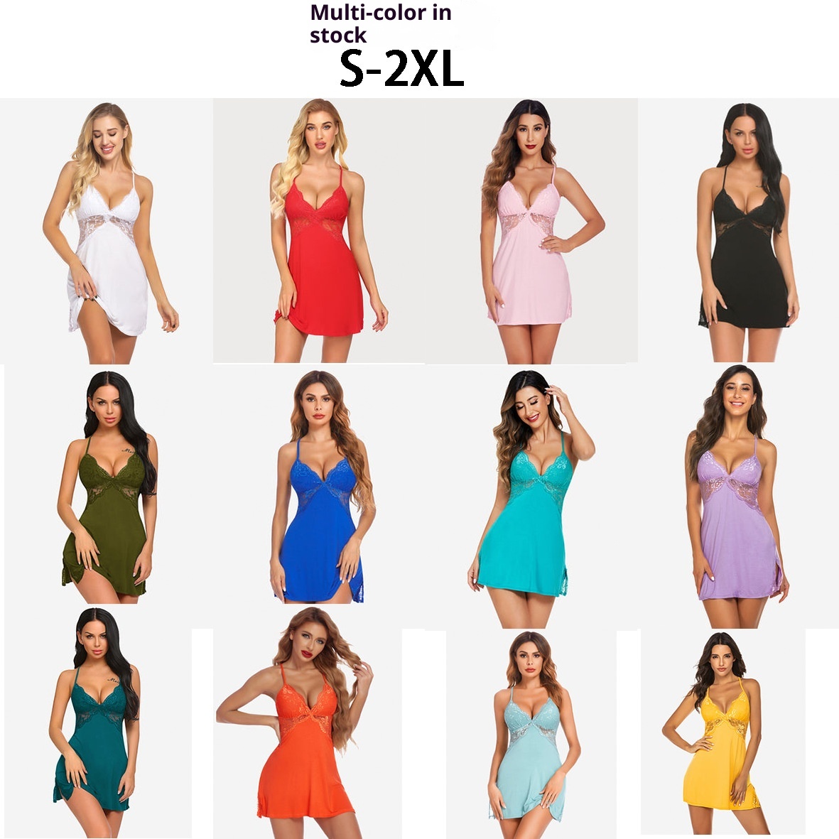 Vestido de encaje cruzado ChicShe, camisón sexy de malla con tirantes y estampado de leopardo, sin espalda, estilo europeo y americano, venta al por mayor_voghion.com