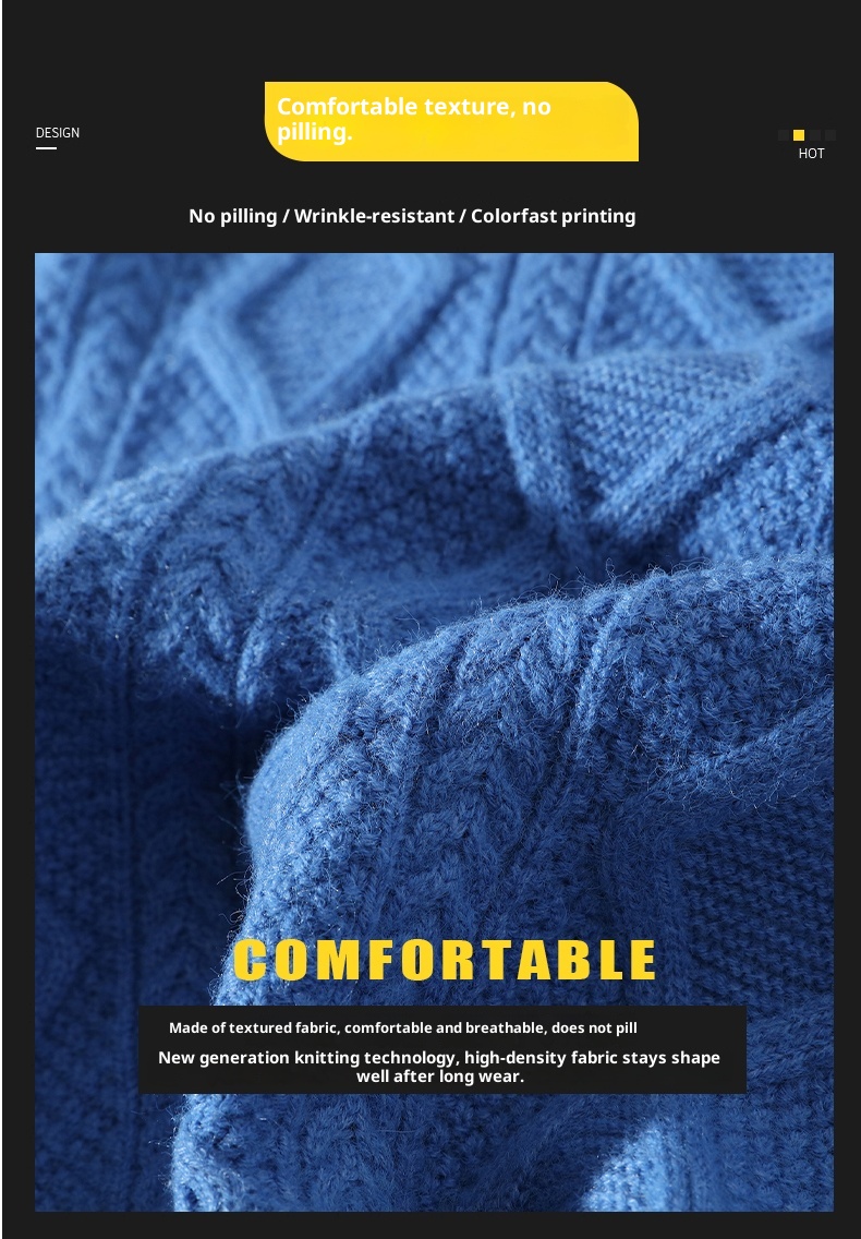 Ragazzo Ragazzo Ragazzo Maglione Tinta Unita Intrecciato Cappotto In Pile Di Lana Giovanile Caldo Uomo Girocollo Manica Lunga Maglia Base Maglietta Alla Moda_voghion.com