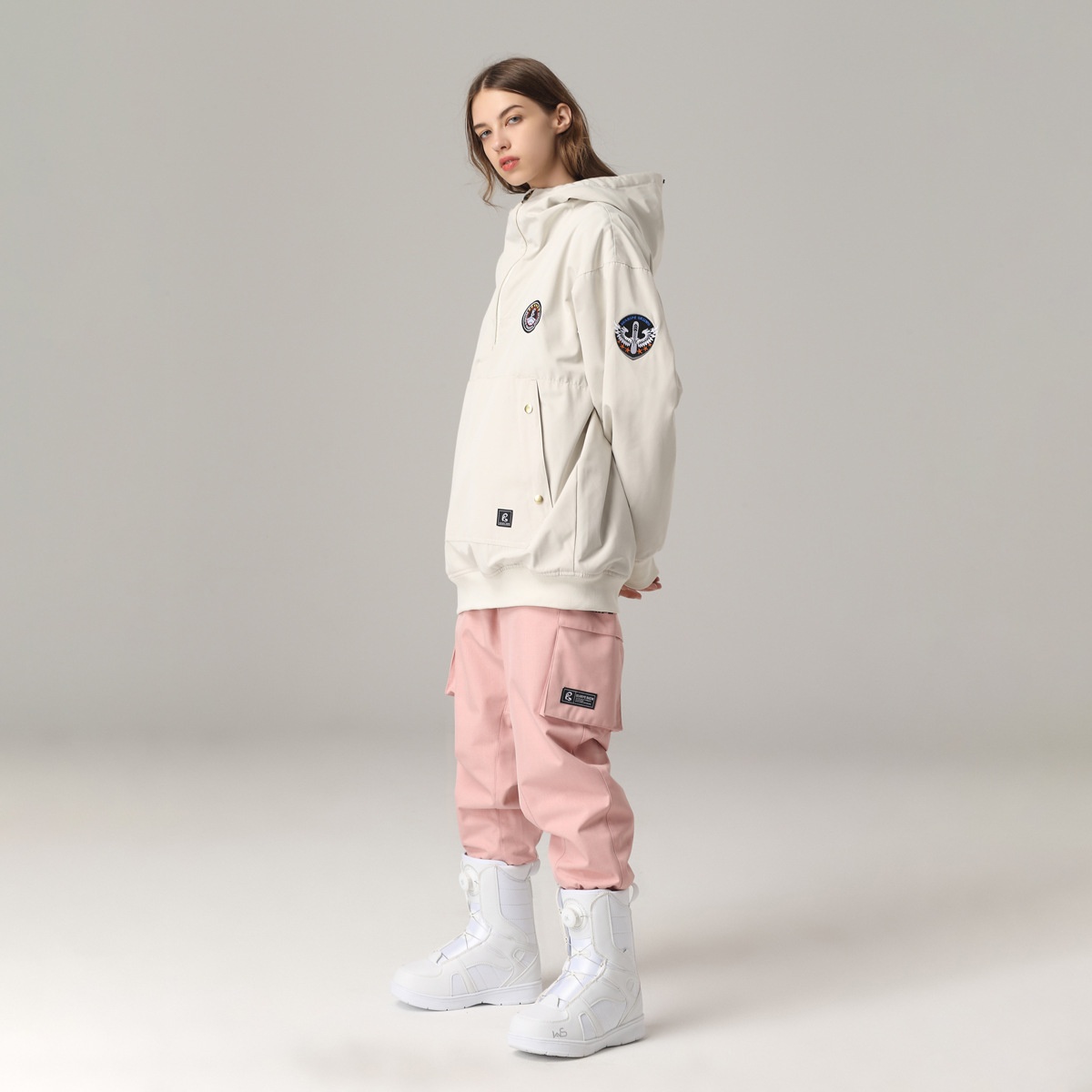 001 Xueyi Pai Double Board Snowboard For Women And Men Waterproof Warm Leggings Pants Ski Suit Korea_voghion.com