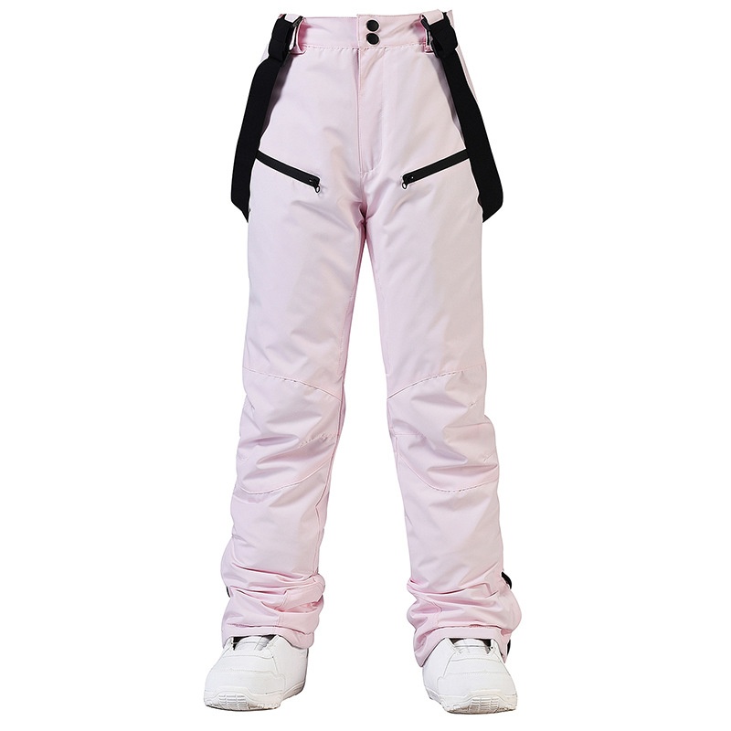 001 New For Men Women With Straps, Winter Windproof, Waterproof, Warm, Thickened Snowboard And Snow Ski Pants_voghion.com