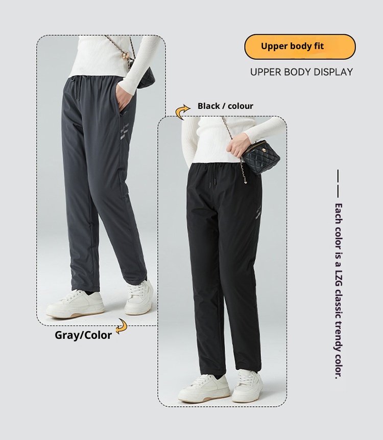 001 Minus 40 Degrees Fleece-Lined Softshell Men Women, Waterproof Windproof Ski Cotton Pants, Warm And Cold-Resistant Pants_voghion.com