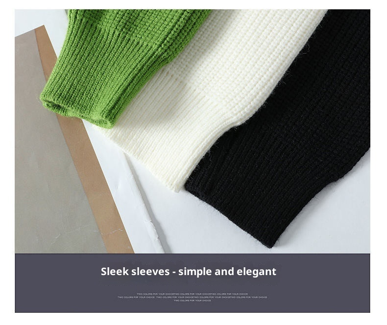 Herren-Strickpullover für Herbst/Winter: Neuer, dicker Fleece-Rundhalspullover für Teenager – Warme Basisschicht_voghion.com