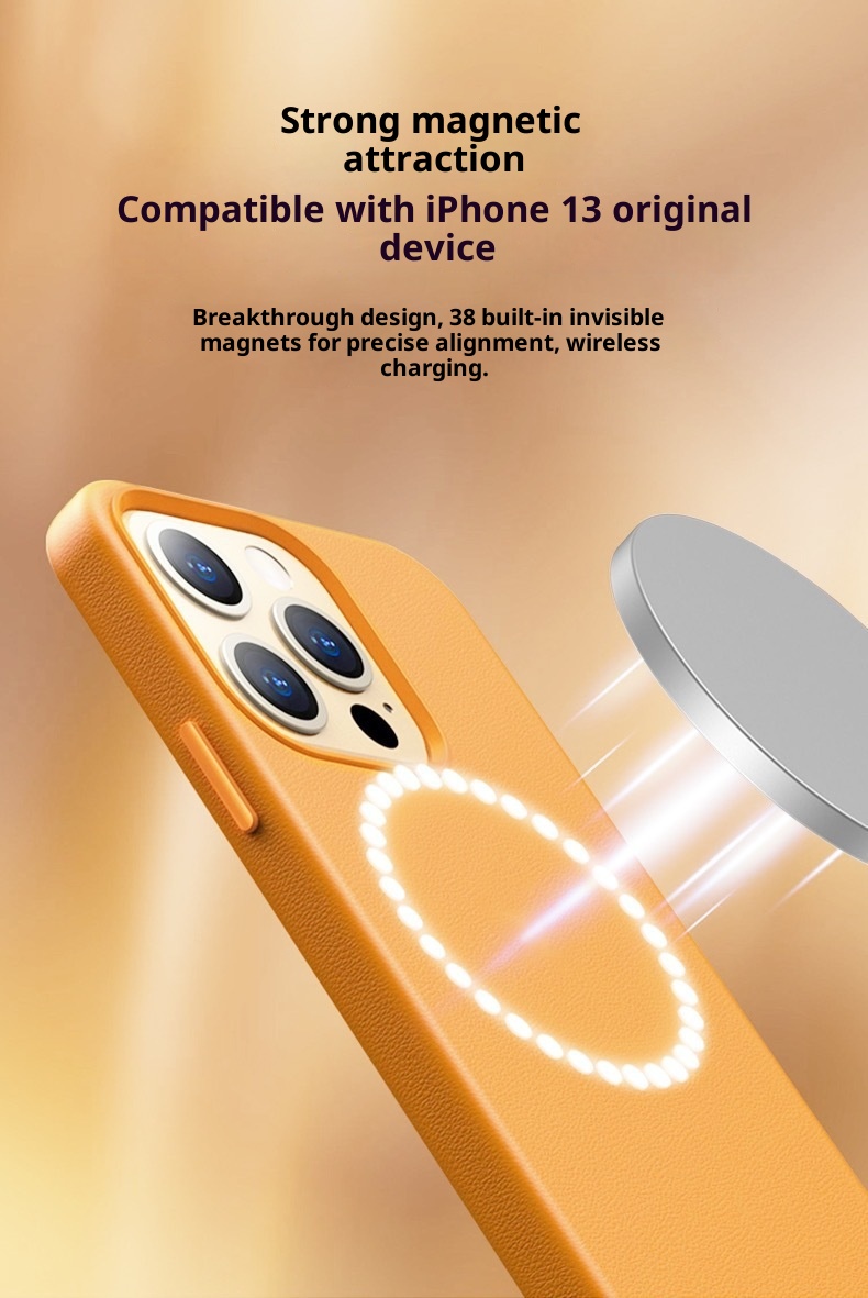 TechGlobe Leather Magnetic Compatible With 15Pro Phone Case Animated Pop-up IPhone 15 Shockproof Protective Cover_voghion.com