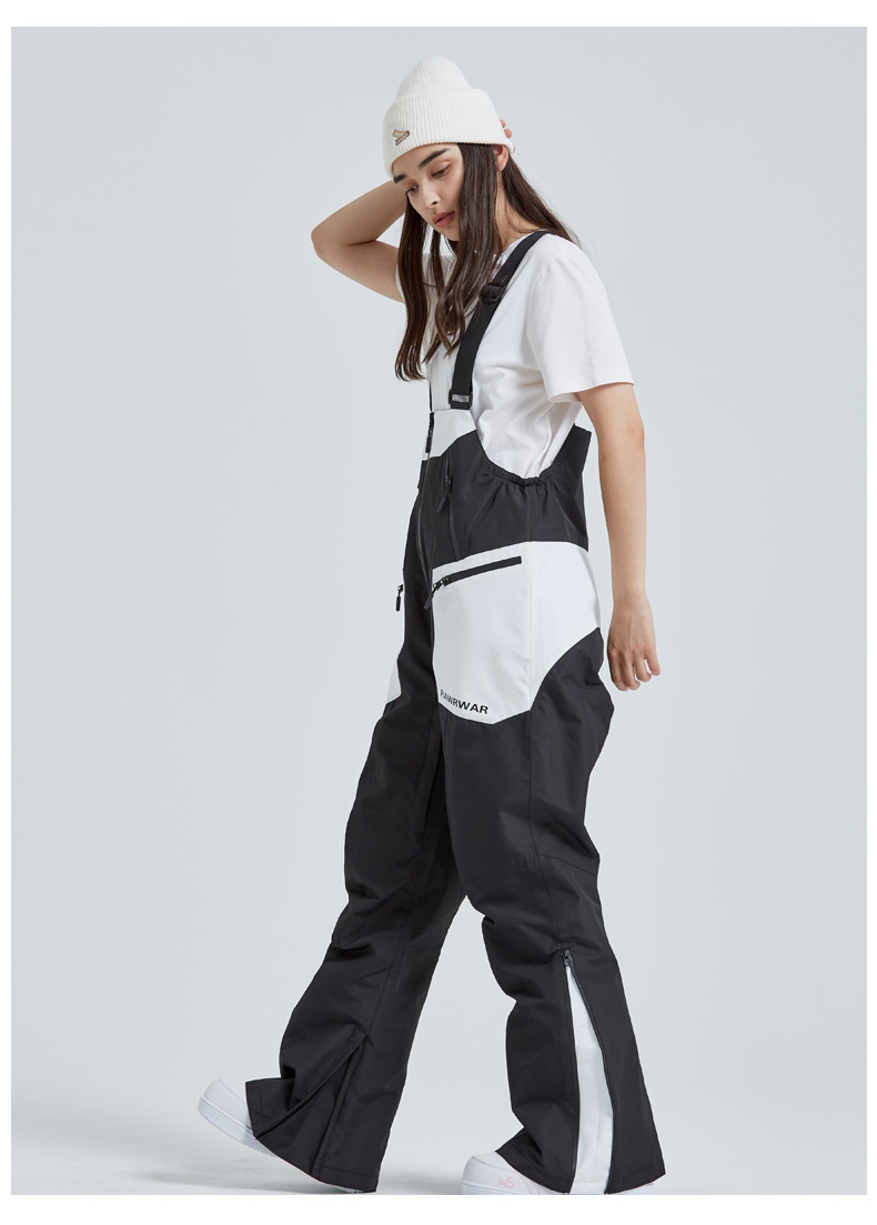 001 2023 Pantaloni da sci invernali alla moda in stile coreano per uomo e donna, impermeabili, caldi e da neve_voghion.com