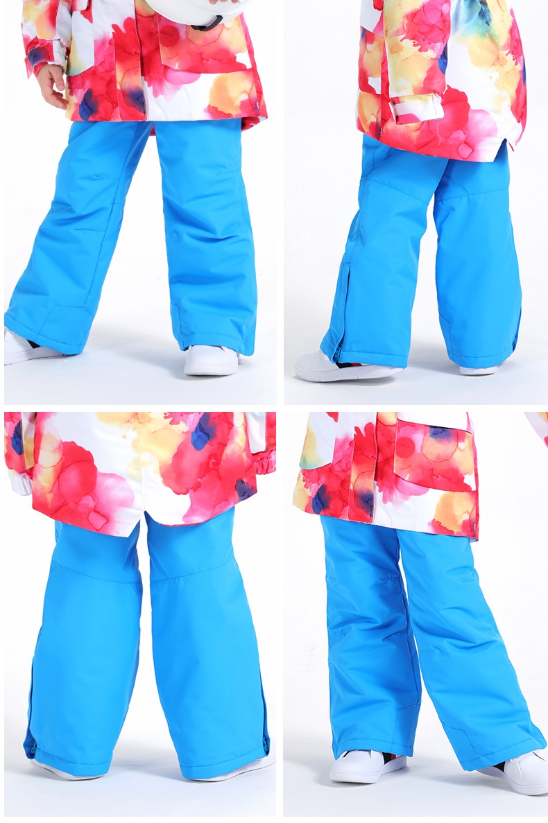 001 Stück Kinder-Latzhose, Skihose, Winter, winddicht, wasserdicht, warm, Snowboardhose für große Kinder_voghion.com