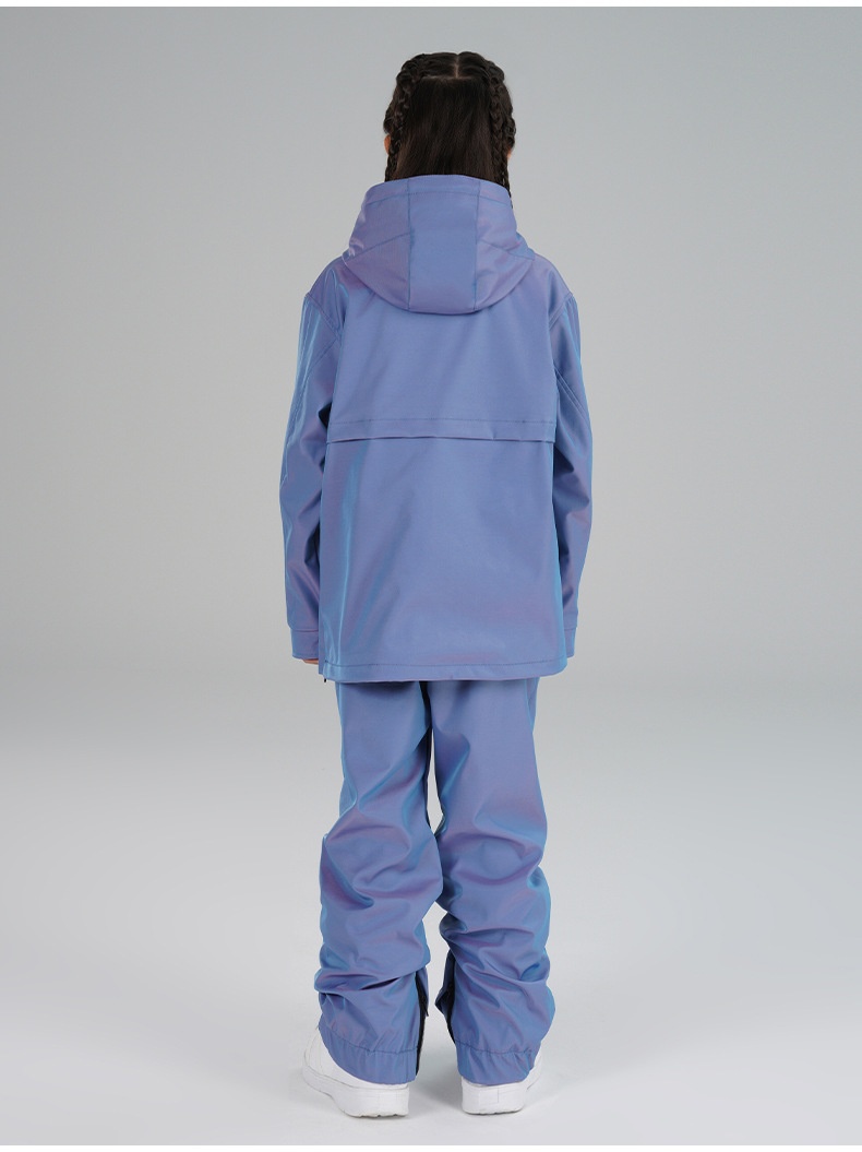 001 Xueyipai Kinderanzug Doppelboard Snowboardhose Jungen Mädchen Winddicht Wasserdicht Skiausrüstung für große Kinder_voghion.com