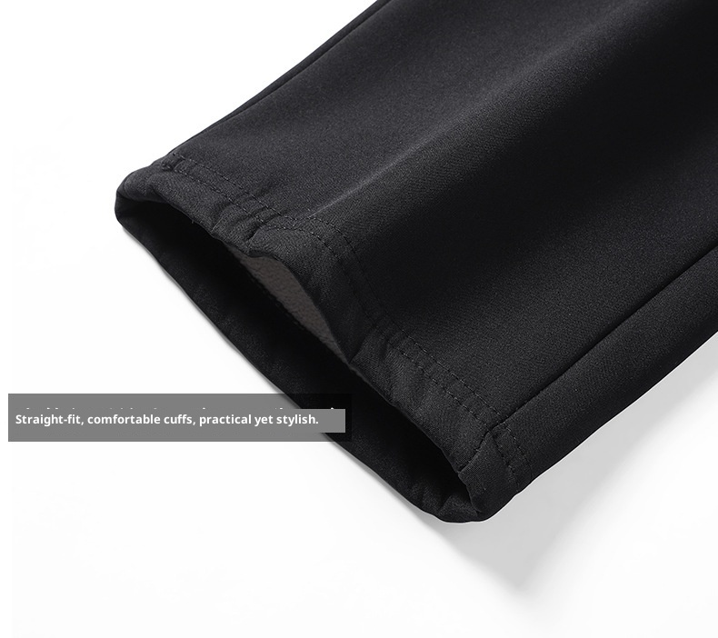 001 Spodnie trekkingowe damskie, wodoodporne, polarowe, turystyczne, plus size, chroniące przed zimnem, długie, męskie_voghion.com