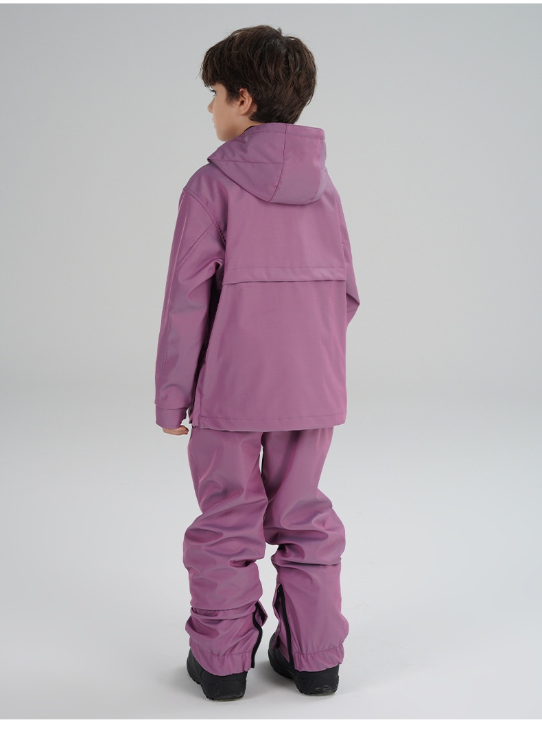 001 Xueyipai Kinderanzug Doppelboard Snowboardhose Jungen Mädchen Winddicht Wasserdicht Skiausrüstung für große Kinder_voghion.com
