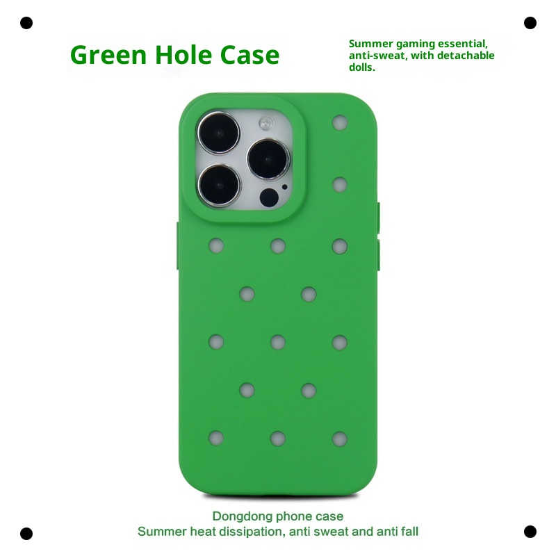 Custodia per telefono con foro esclusiva per il commercio estero transfrontaliero di TechGlobe, compatibile con 15 Pro Max/16, in vendita in Giappone e in Corea_voghion.com