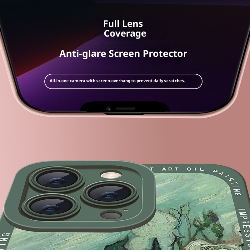 TechGlobe Vintage Compatible With 15 Phone Case Liquid Silicone 12 14 Pro Max Shockproof 13 National Trend Style_voghion.com