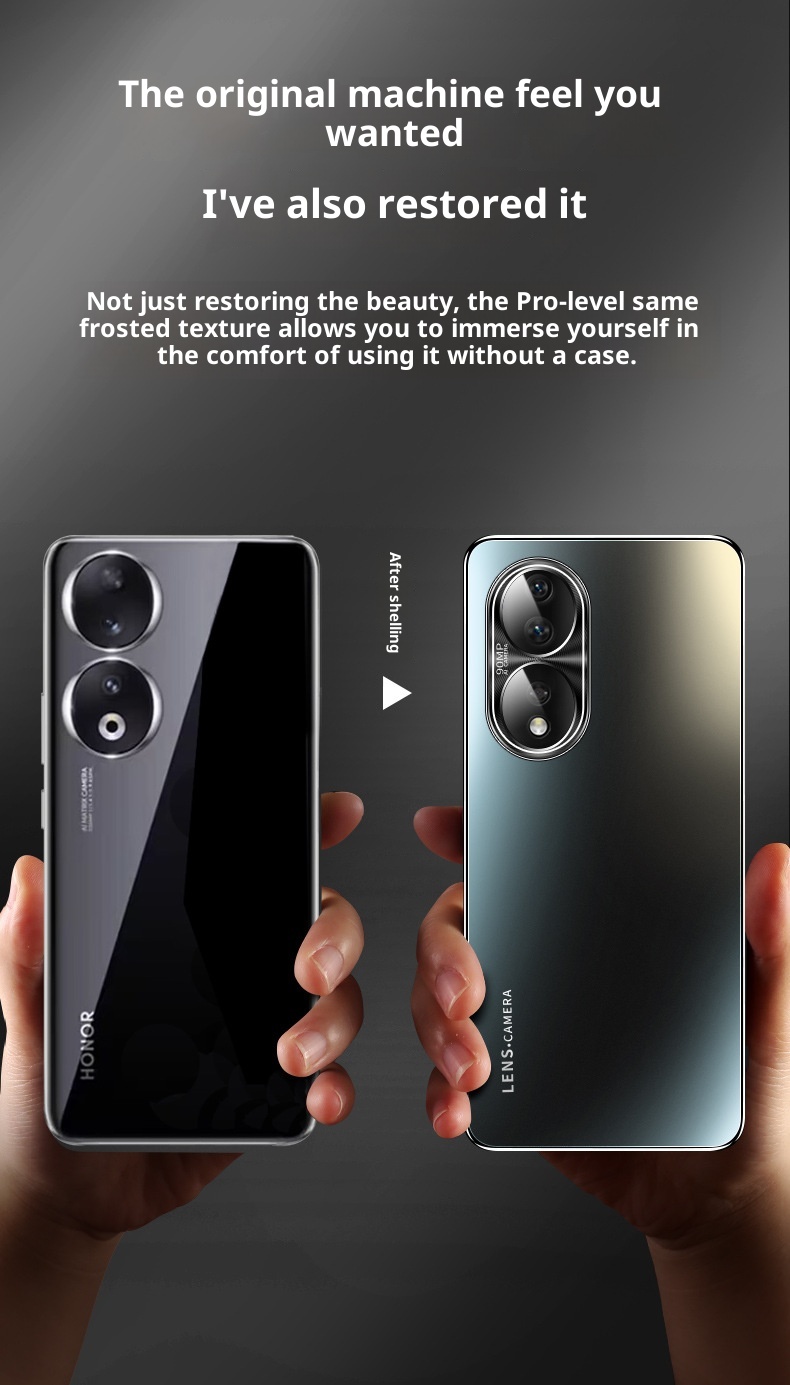 TechGlobe Compatible With Honor Phone New Matte Glass Huawei 90 Pro Full Coverage Shockproof Protective Case 9o Premium Feel_voghion.com