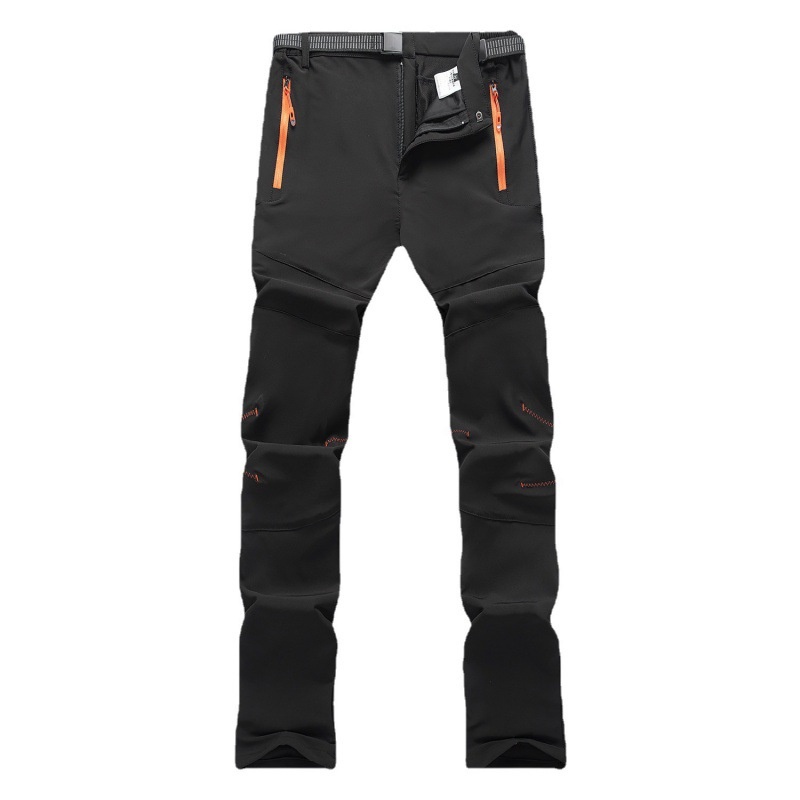 001 Outdoor Winter Frühling Herbst Unisex Winddichte Wasserdichte Wanderhose Color Block Slim Ski Soft Shell Hose 202_voghion.com