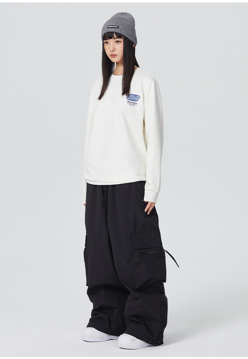 Pantalon de ski imperméable et ample Snowy Pie Fully Glued pour femme, modèle double board professionnel pour homme._voghion.com