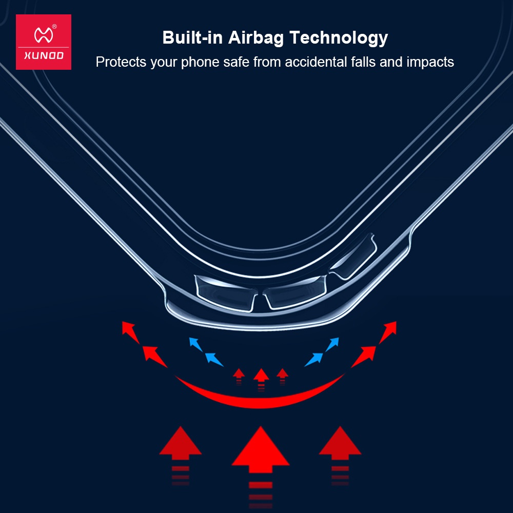 TechGlobe Xundi Phone Compatible With IPhone Protective Cover Shockproof 16 Pro Max Thin Case_voghion.com
