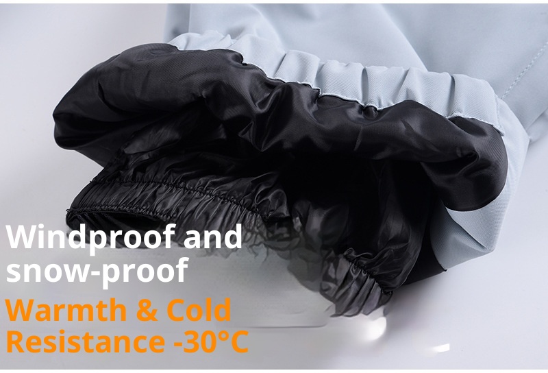 001 Ski Bib Unisex Oversized Winter Outdoor Warm Windproof Snowboard One-Piece Snow Pants_voghion.com