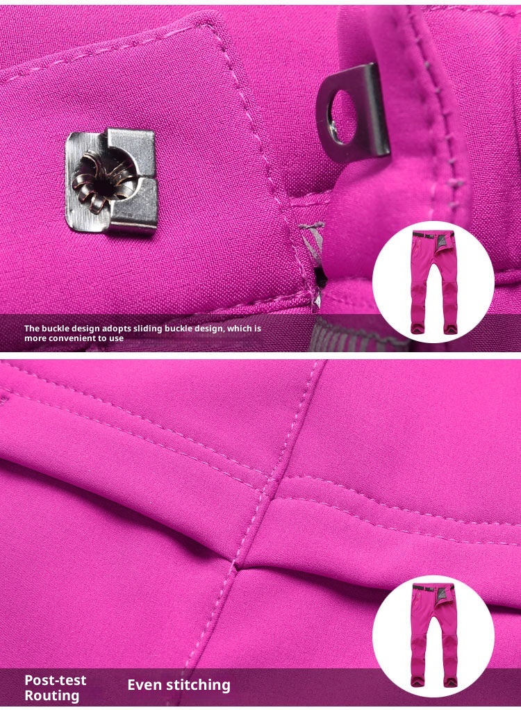 001 Outdoor Softshell Pants For Men Women, Waterproof, Windproof, Hiking, Fleece, Skiing, Large Size, Thickened, Autumn And_voghion.com