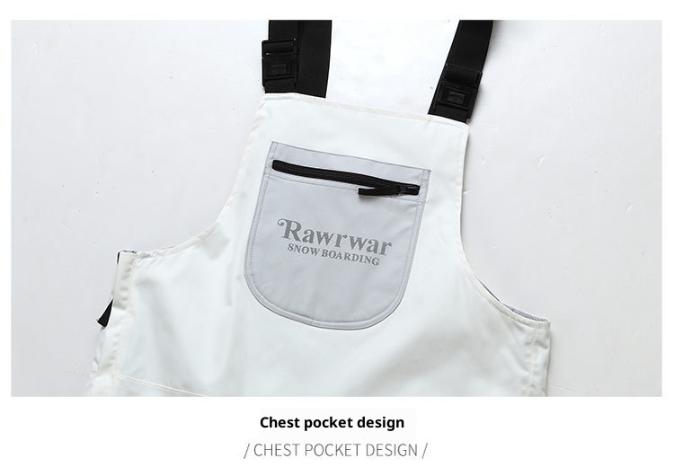 001 Nowe spodnie z szelkami dla kobiet i mężczyzn, do snowboardu i narciarstwa, wodoodporne, ciepłe, dopasowane, zimowy kombinezon narciarski, jednoczęściowy_voghion.com