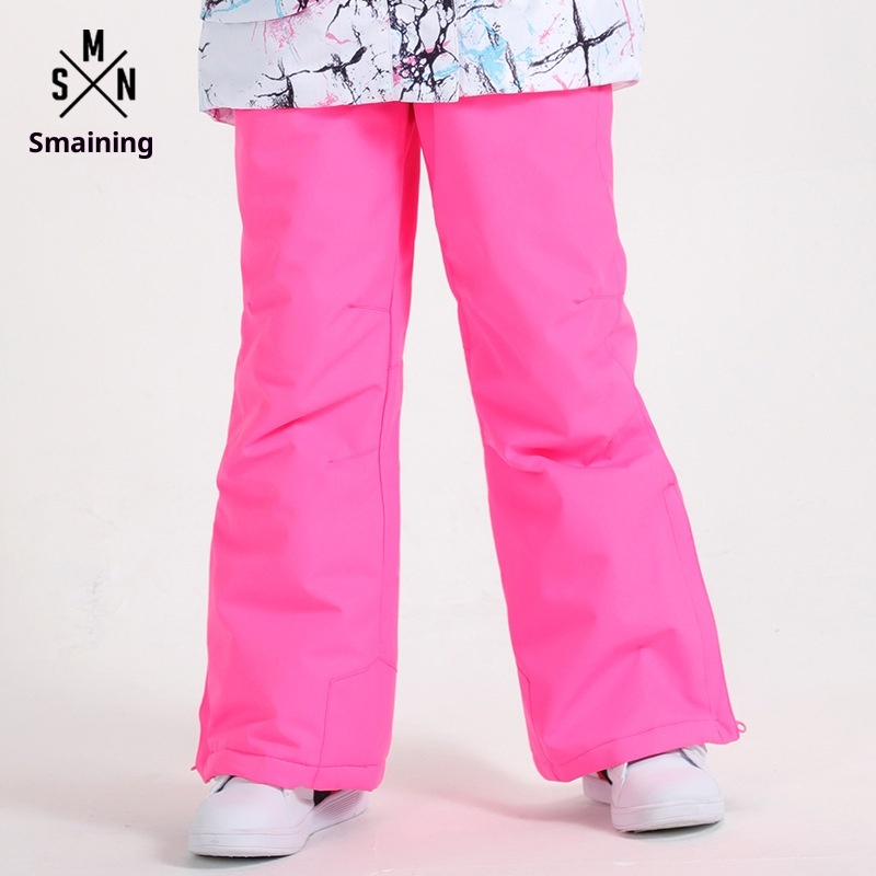 001 Stück Kinder-Latzhose, Skihose, Winter, winddicht, wasserdicht, warm, Snowboardhose für große Kinder_voghion.com