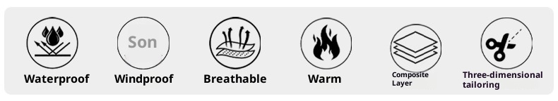 001 SEARIPE Snowy Pie Full Glue Single Double Board Suit Set For Women And Men Loose Waterproof Windproof Ski Pants_voghion.com