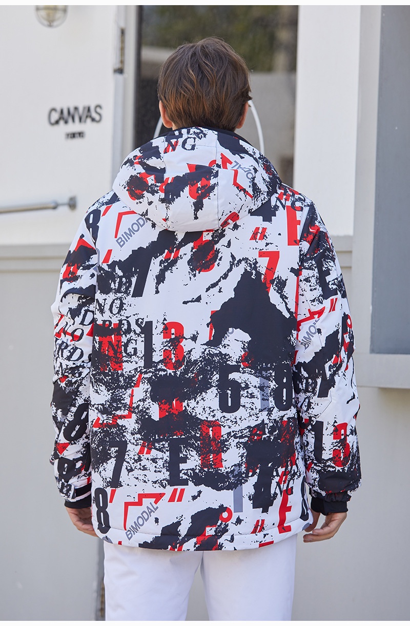 001 New Men's Suit Winter Outdoor Windproof Water-Resistant Warm Thickened Snowboard Snow Ski Jacket And Pants_voghion.com