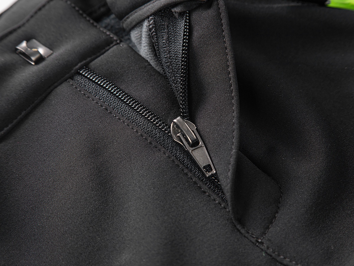 001 Children's Autumn Winter Softshell Boys Girls Students School Color Block Reflective Windproof Waterproof Warm Ski Pants_voghion.com