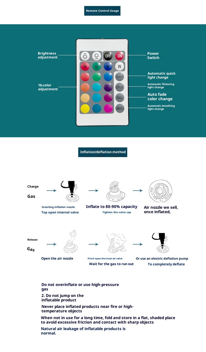 Lillian Cross-Border PVC Snowflake With Lights LED Atmosphere Inflatable Children's Christmas Snowman Decoration Ball_voghion.com