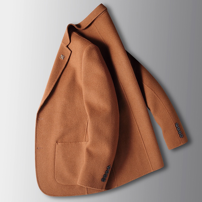 7045555501<2 QFV507045555501<2 Giacca da uomo in pura lana fatta a mano autunno inverno 2025, tinta unita, stile business, bifacciale_voghion.com