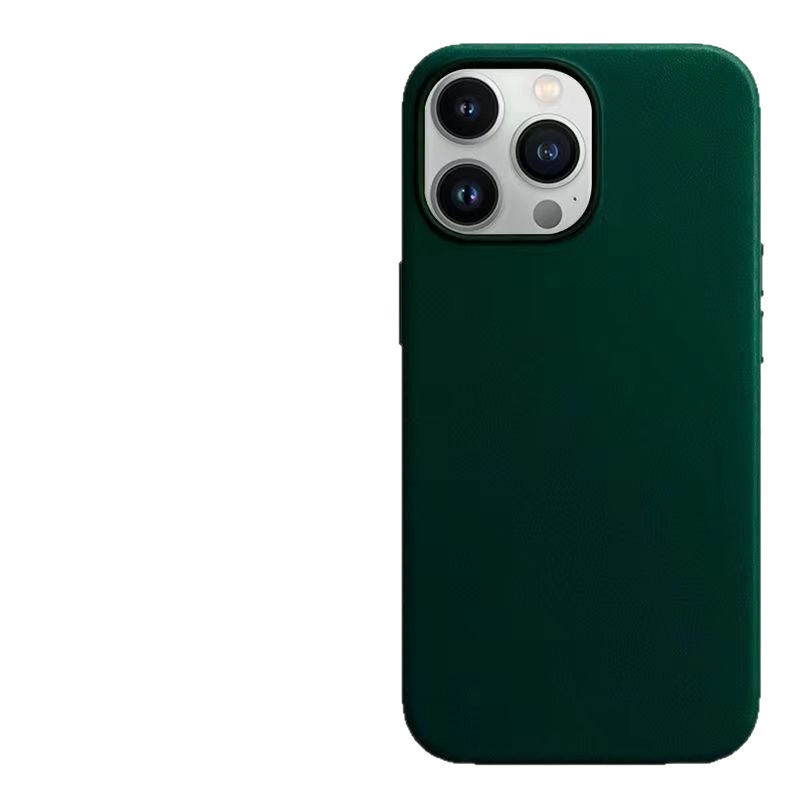 TechGlobe Compatible With Official Original IPhone 16 Max Leather 15P Magnetic Phone Case 14 Pro Protective Cover 13_voghion.com