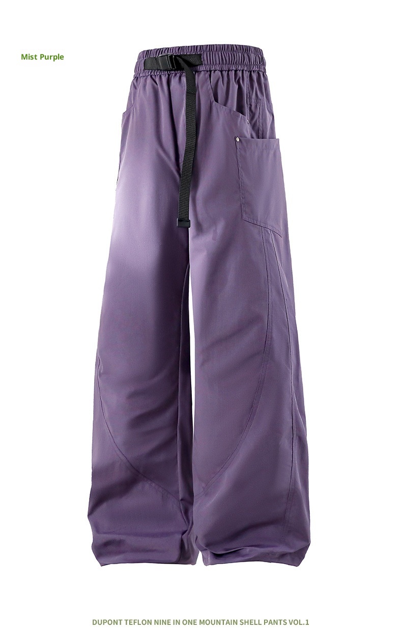 001 Herbst/Winter Softshelljacke Herren Outdoor 3-in-1 Winddicht Wasserdicht Warm Wanderbekleidung Arbeitskleidung Sport Skihose_voghion.com