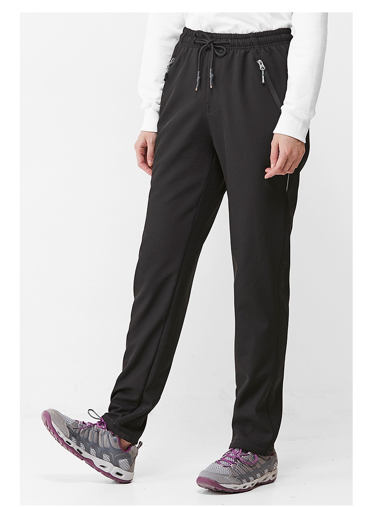 001 Tantu Herren Outdoor Winter Softshell Fleece gefüttert Verdickt Winddicht Wasserdicht Wander-Thermo-Skihose für Damen_voghion.com