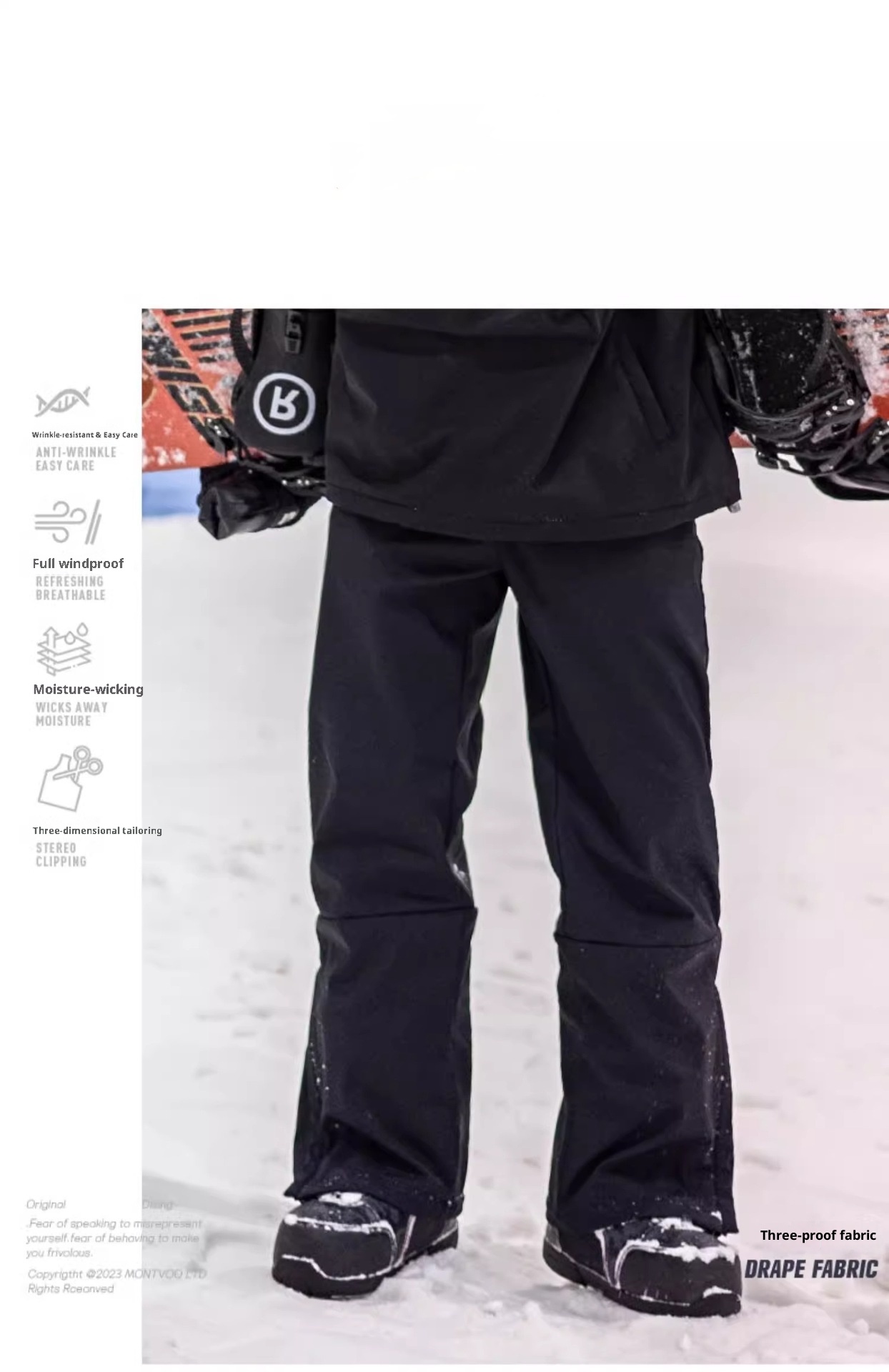 001 Wasuup Calça Masculina Softshell de Fleece para Outono/Inverno, Impermeável, Corta-Vento, Estilo Cargo, Casual, para Caminhadas e Esqui_voghion.com