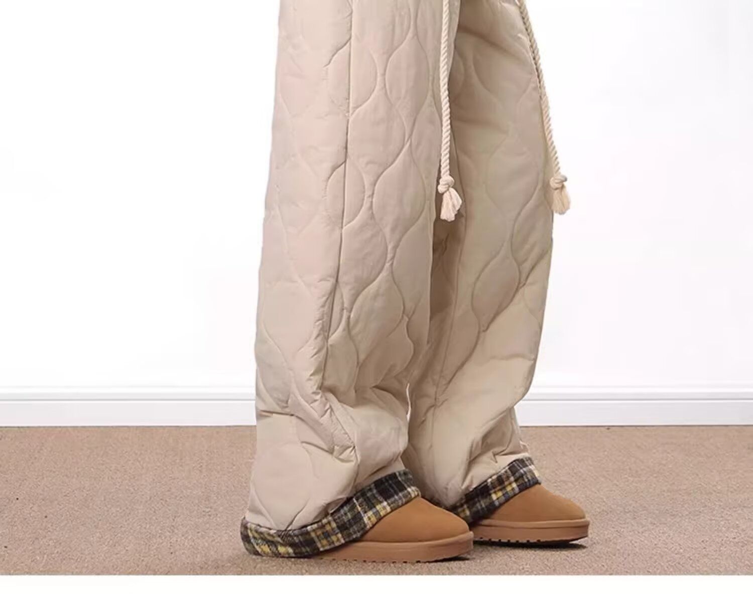 Pantalones de invierno informales, gruesos, impermeables, resistentes al viento y al esquí, de algodón con estampado de calabaza de calidad original (001). Estilo moderno para hombre._voghion.com