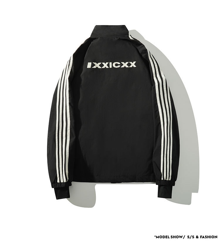 001 Cro-Border Hot-Selling Winter New Three-Stripe Suit Set Waterproof Windproof Stand Collar Jacket Fleece-Lined Ski_voghion.com