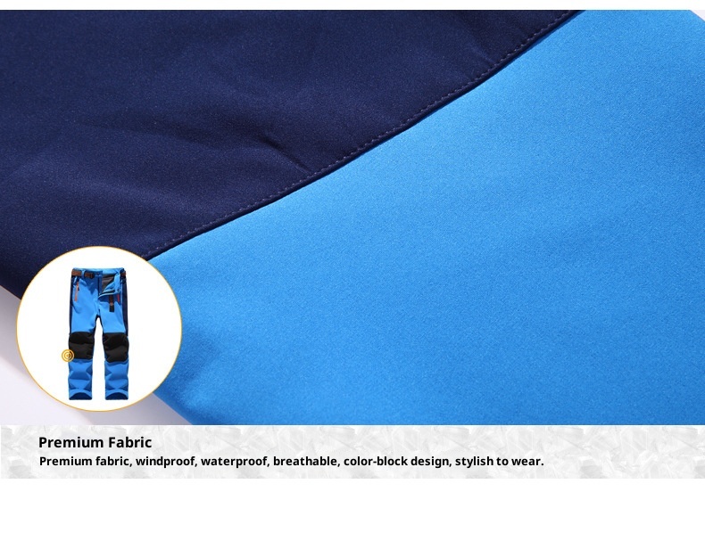 001 Herstellerangebot Kinder-Softshell-Unisex-Skihose, winddicht, wasserdicht, warm, leichte Ausführung für ältere Kinder_voghion.com