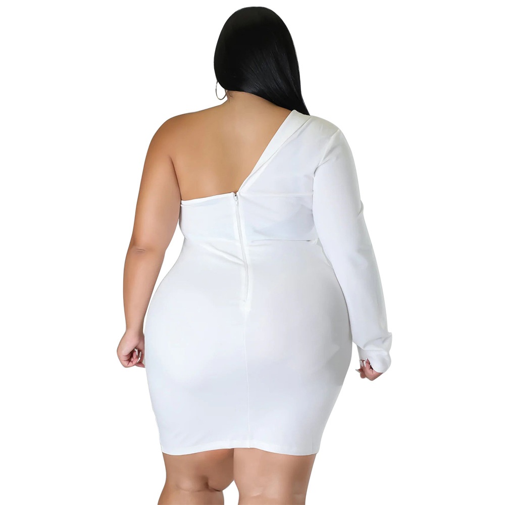 ChicShe N7629 New Foreign Trade European And American Women's Fashion Sexy Slim Fit Bodycon Off-Shoulder Long Sleeve Dress_voghion.com