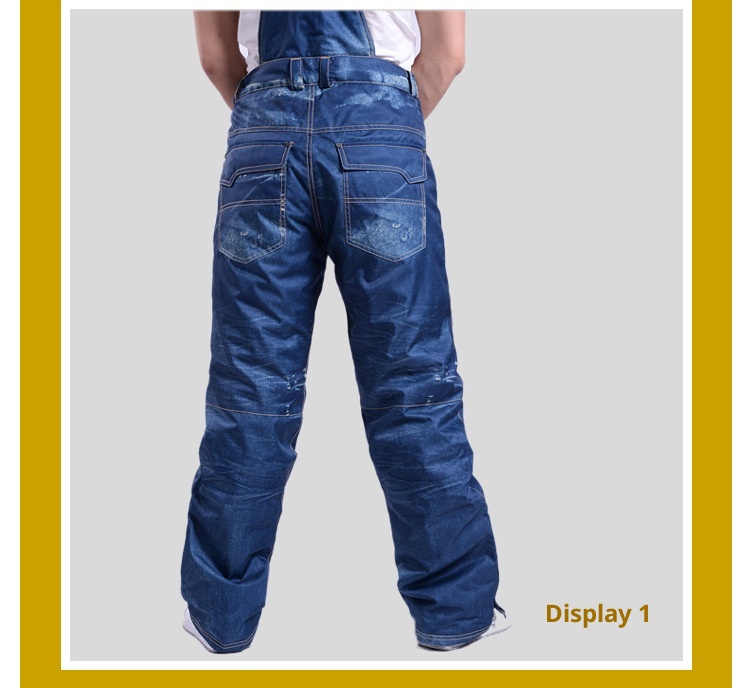 001 Dropshipping Fabricante Venda Direta Denim Ski Atacado Corta-vento Impermeável Grosso Quente Algodão Resistente ao Desgaste_voghion.com