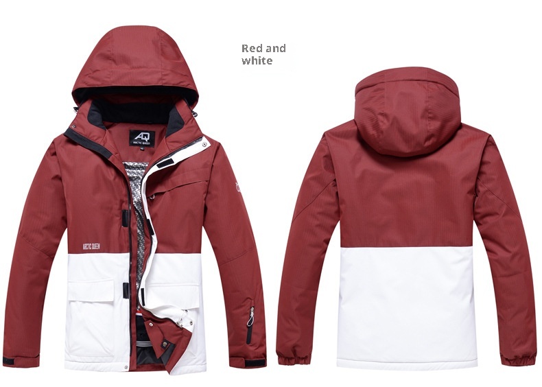 001 Suit Set For Men And Women Couples Winter Windproof Water-Resistant Warm Snowboard Snow Ski Pants Korean Version_voghion.com