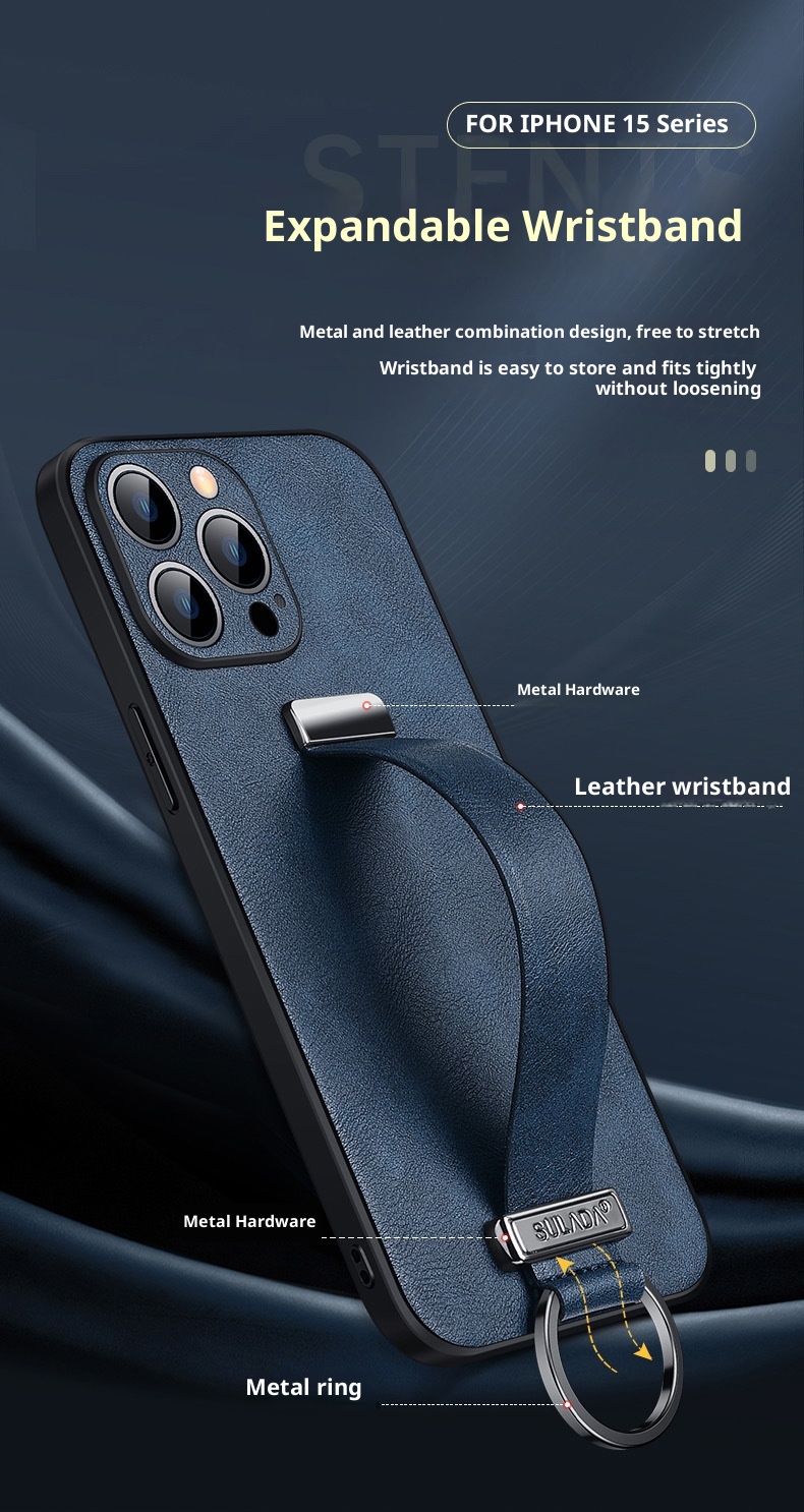 TechGlobe SULADA Trendy Cool Compatible With 15/14/13/12 Phone Case IPhone 15 Pro Max Leather Cover_voghion.com