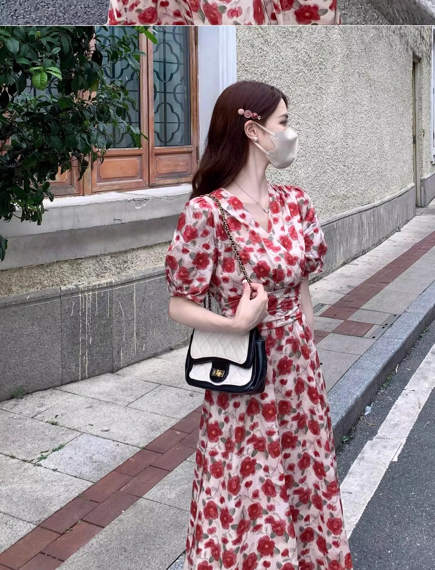 ChicShe Plus Size Tea Break French Women's Summer High-end Sense Large Hem For Plus-size Women Slimming Elegant Godd Style_voghion.com