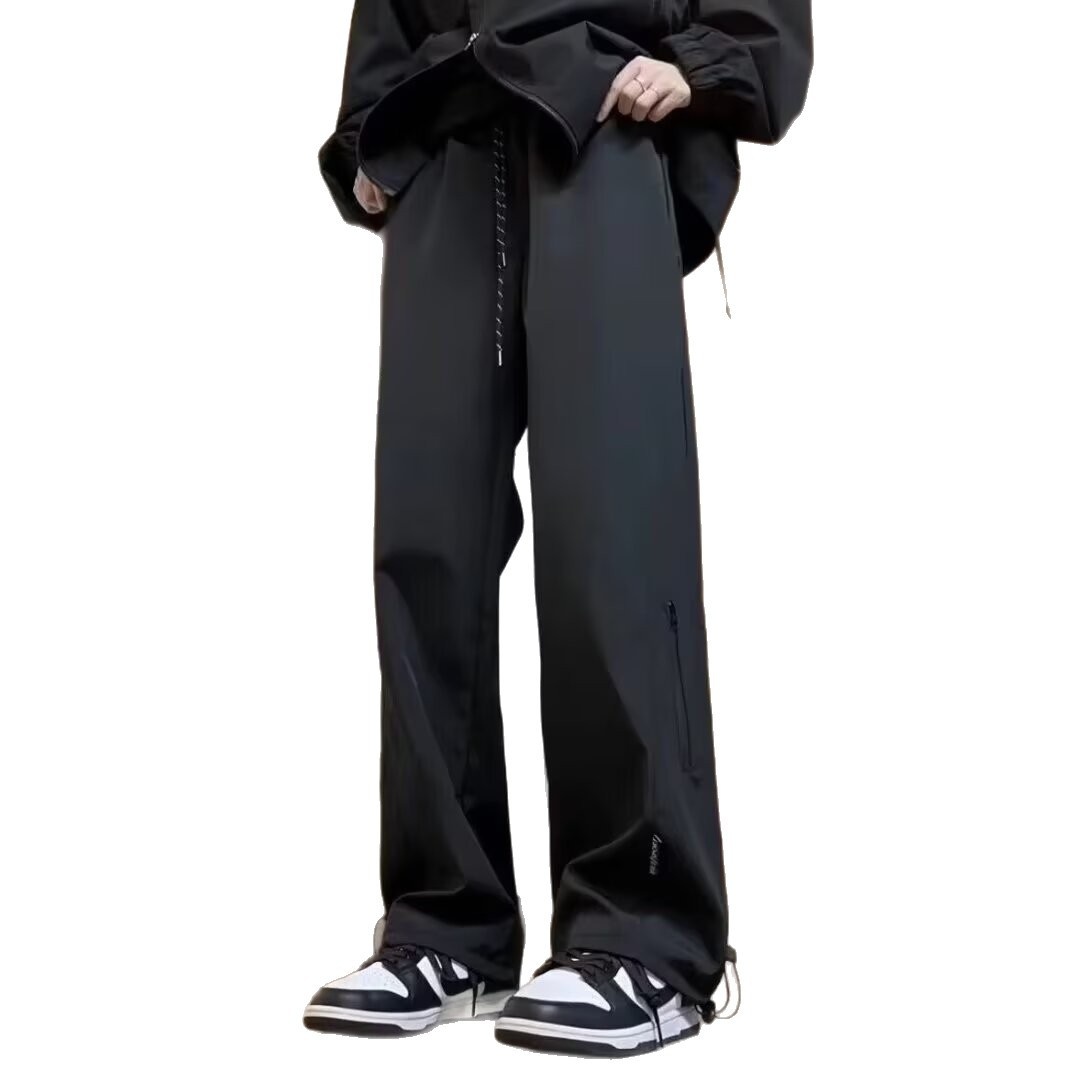 Pantaloni da trekking impermeabili antipioggia per uomo, autunnali e invernali, foderati in pile, funzionali in stile americano_voghion.com