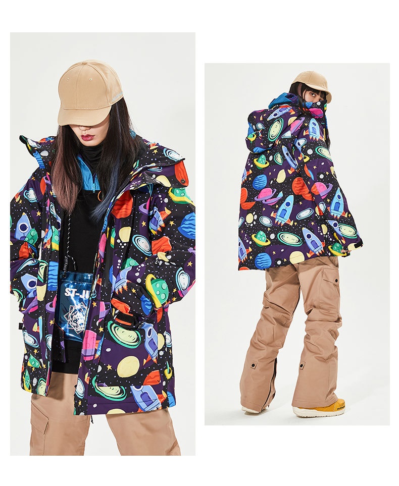 001 VECTOR Warm Single Double Board, Windproof, Waterproof, Ski Pants For Men And Women, Snow Suit_voghion.com