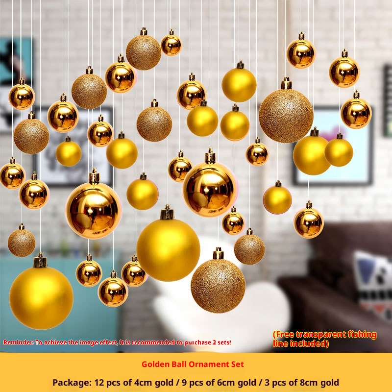 Lillian Supplies - Palline di Natale colorate da appendere al soffitto, decorazione per finestre di centri commerciali_voghion.com