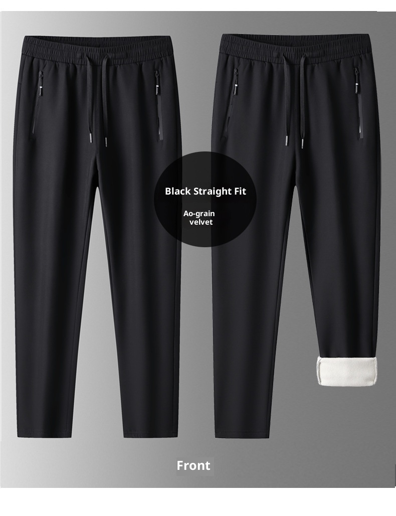 001 Spodnie trekkingowe damskie, wodoodporne, polarowe, turystyczne, plus size, chroniące przed zimnem, długie, męskie_voghion.com