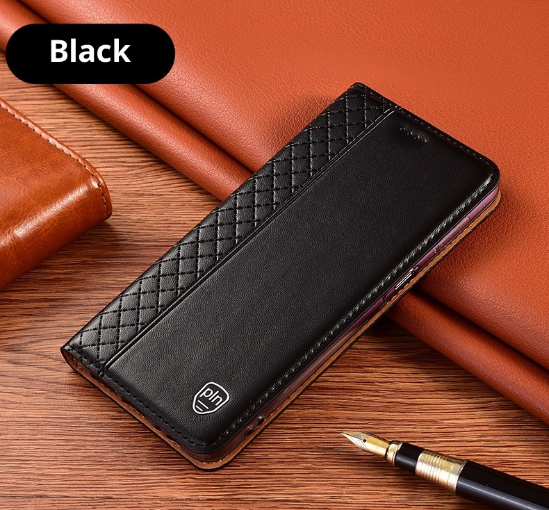 Funda protectora TechGlobe compatible con iPhone 12 mini y 12 Pro, de piel auténtica (16e)._voghion.com