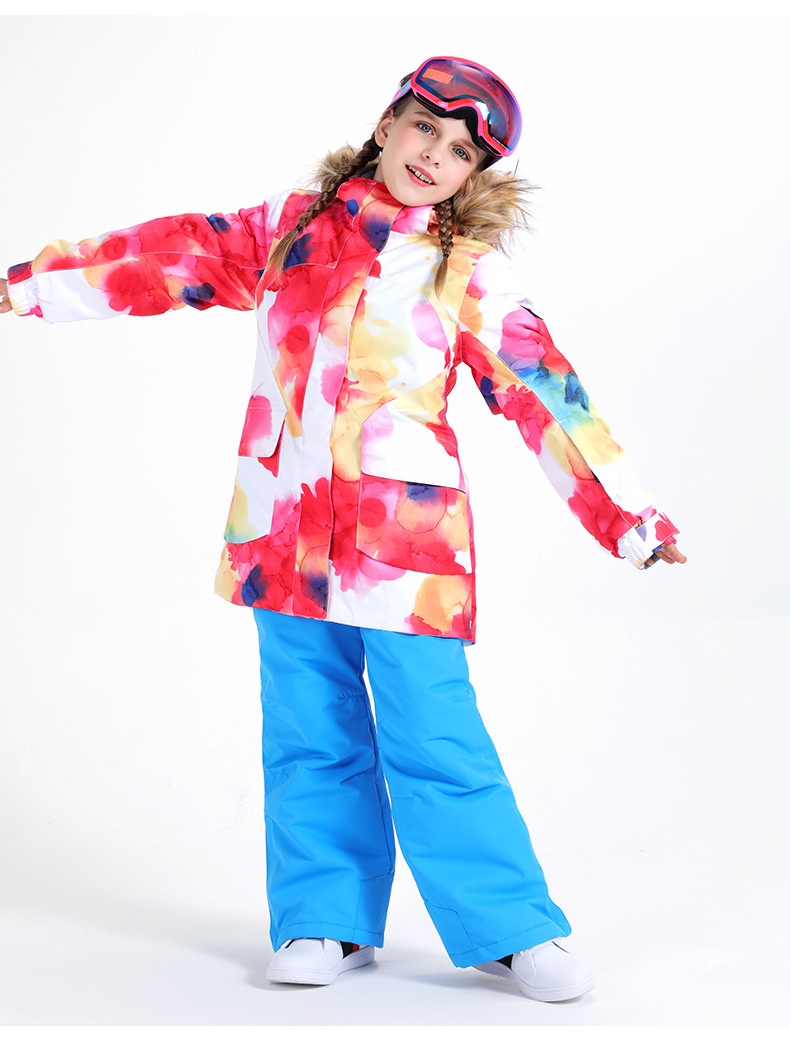 001 Stück Kinder-Latzhose, Skihose, Winter, winddicht, wasserdicht, warm, Snowboardhose für große Kinder_voghion.com