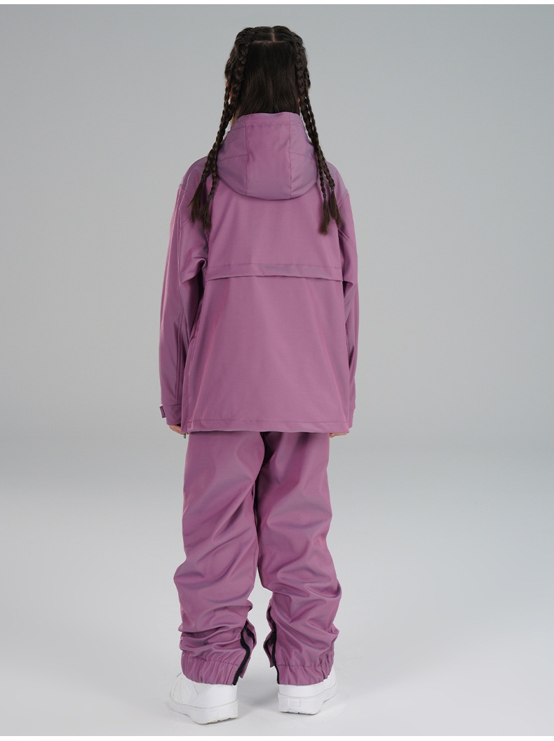 001 Xueyipai Kinderanzug Doppelboard Snowboardhose Jungen Mädchen Winddicht Wasserdicht Skiausrüstung für große Kinder_voghion.com