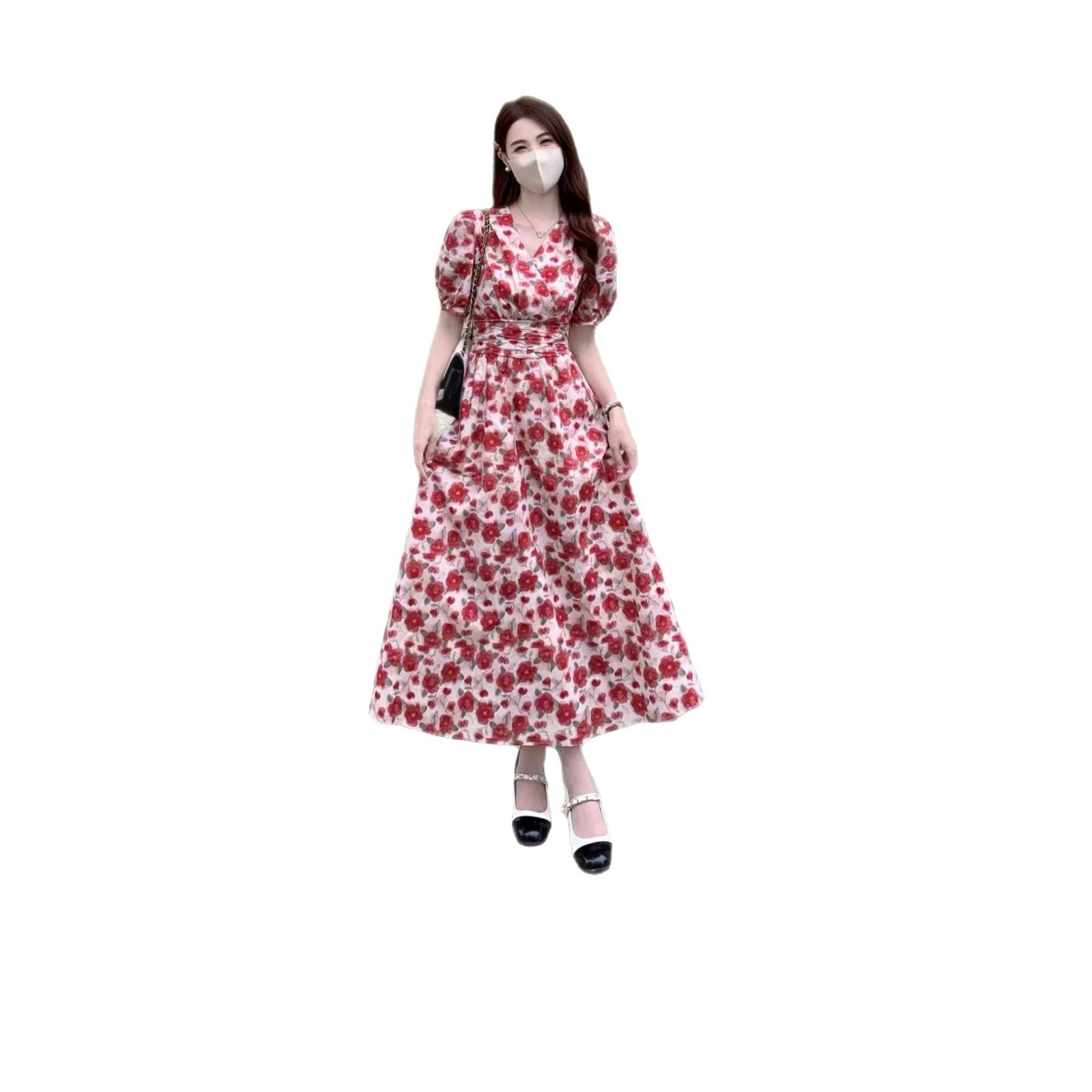 ChicShe Plus Size Tea Break French Women's Summer High-end Sense Large Hem For Plus-size Women Slimming Elegant Godd Style_voghion.com