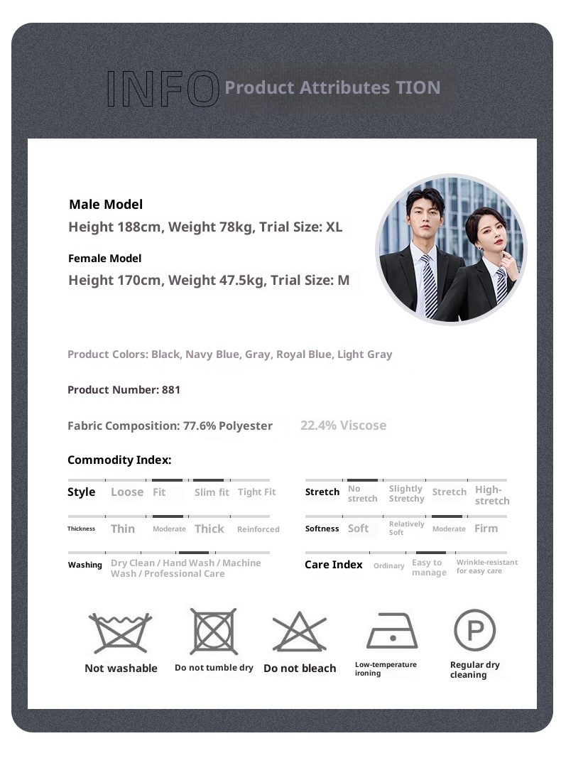 boy Unisex Black Suit Set Business Formal Workwear Gray Wholesale Men's Hot Sale_voghion.com