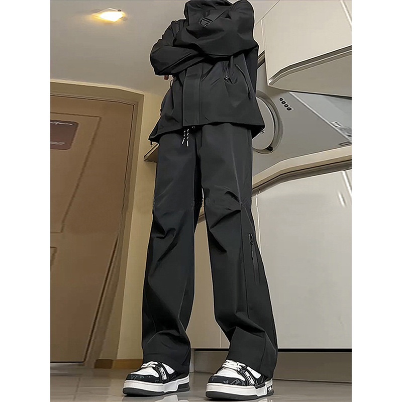 001 Rainstorm Level Waterproof For Men Spring And Autumn Casual Outdoor Sports Hiking American Style Functional Cargo Pants_voghion.com