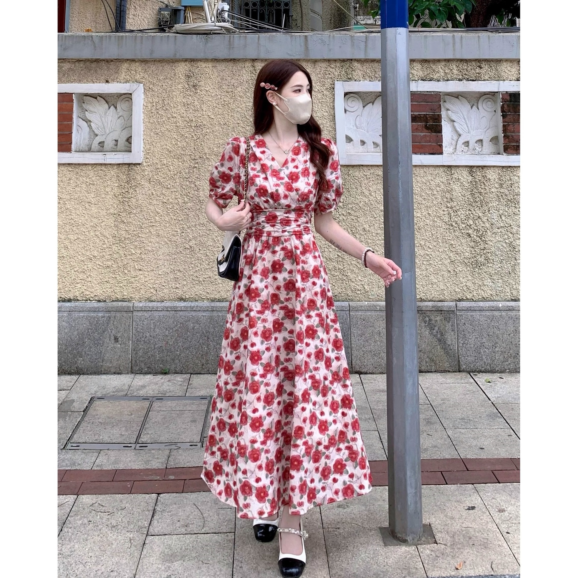 ChicShe Plus Size Tea Break French Women's Summer High-end Sense Large Hem For Plus-size Women Slimming Elegant Godd Style_voghion.com